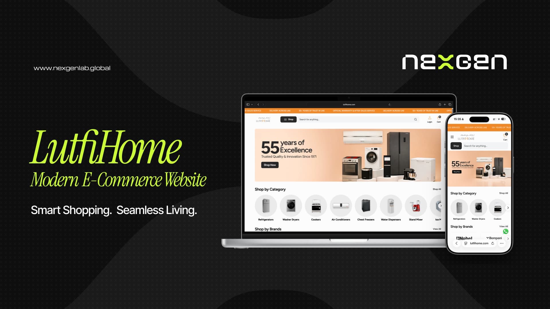 LutfiHome – Modern eCommerce Website