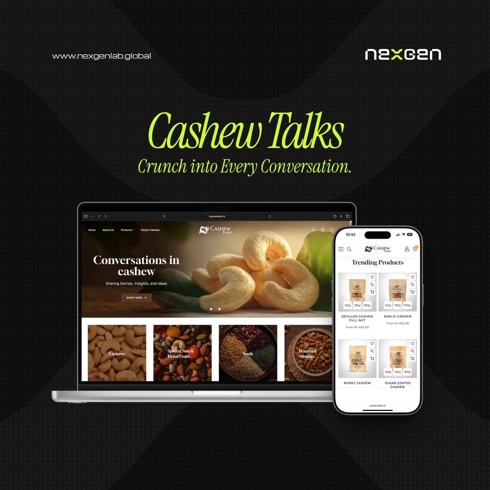 Cashew Talks - Crunch into Every Conversation