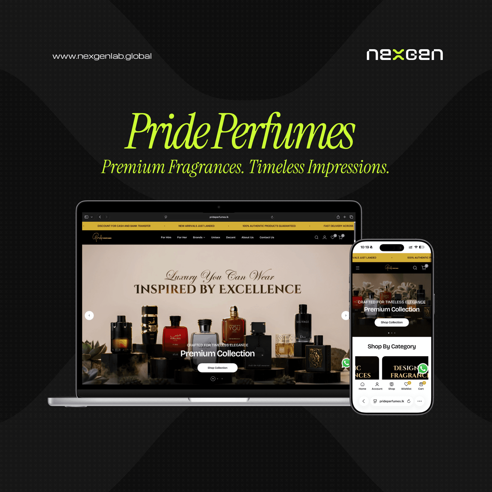 Pride Perfumes - luxury fragrance store